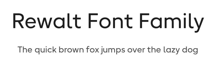 Rewalt Font Family by NicolassFonts — Sans Serif Font