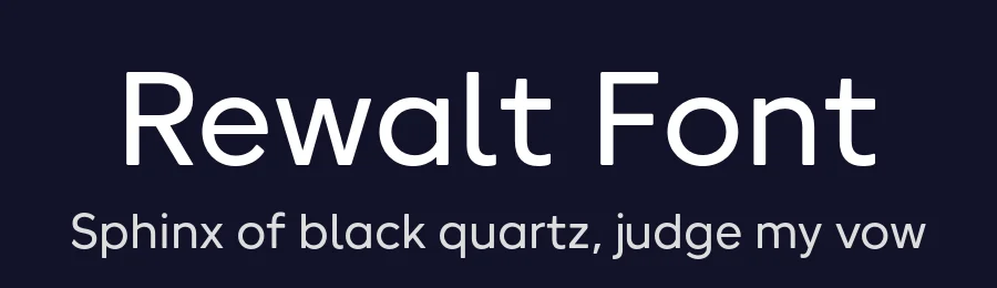 Rewalt Font by NicolassFonts — Sans Serif Font — thumbnail 2