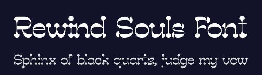 Rewind Souls Font by timelesstype.co — Display Font — thumbnail 2