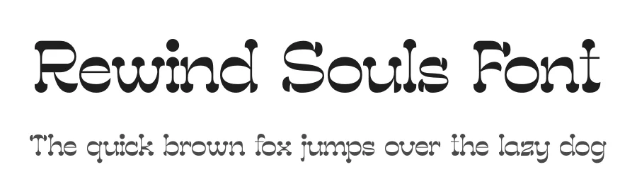 Rewind Souls Font by timelesstype.co — Display Font