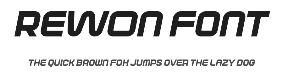 Rewon Font by fontcade — Display Font