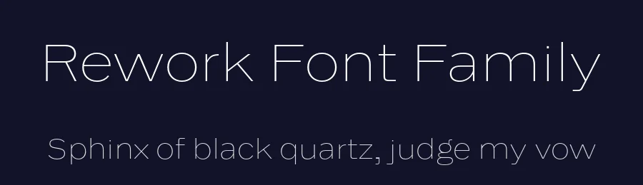 Rework Font Family by Sociotype Foundry — Sans Serif Font — thumbnail 2