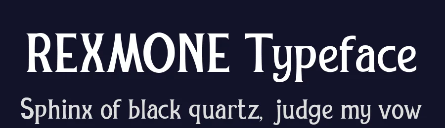 REXMONE Typeface by INKsTYPIA — Serif Font — thumbnail 2