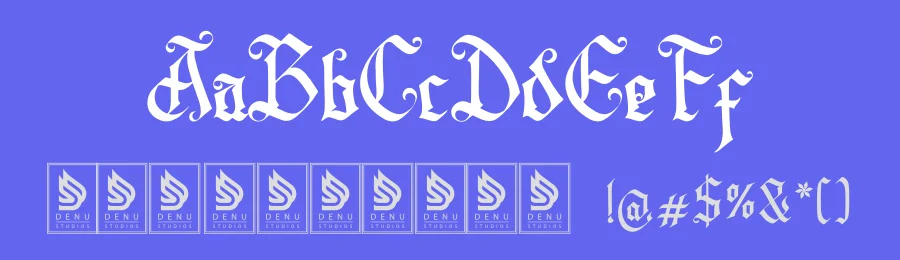 Rexstorm | Blackletter Typeface by Denustudios — Blackletter Font — thumbnail 3