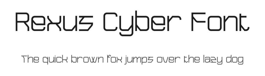 Rexus Cyber Font by letterenastudios — Display Font