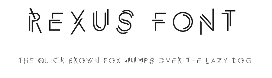 Rexus Font by JoannaVu โ Display Font