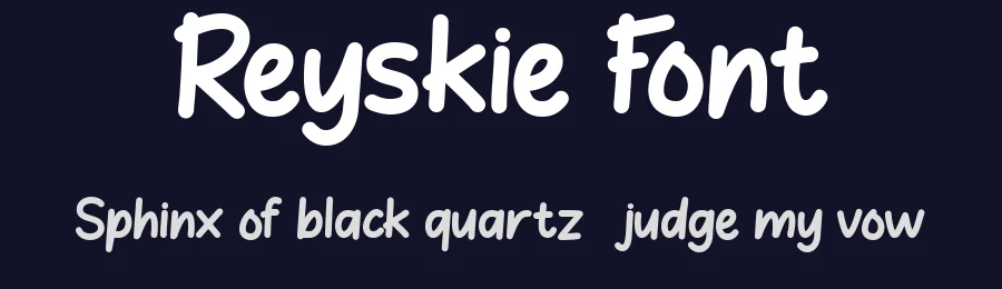 Reyskie Font by Flawless And Co — Script Handwritten Font — thumbnail 2