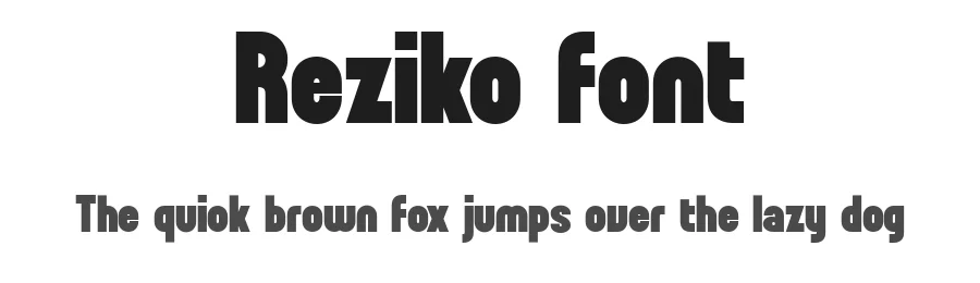 Reziko Font by Flawless And Co — Display Font
