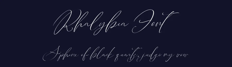 Rhalybia Font by metafontsy — Script Handwritten Font — thumbnail 2