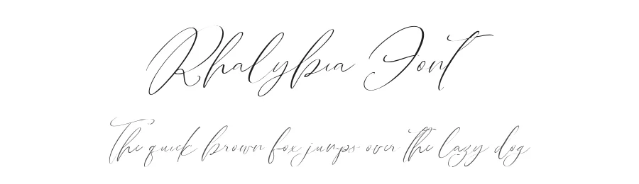 Rhalybia Font by metafontsy — Script Handwritten Font