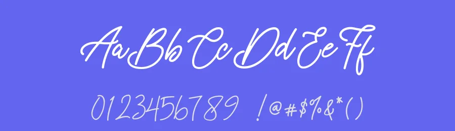 Rhamonic Handwritten Font by 607469 — Script Handwritten Font — thumbnail 3