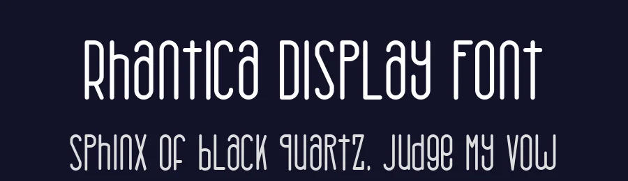 Rhantica Display Font by Crump Hand — Display Font — thumbnail 2