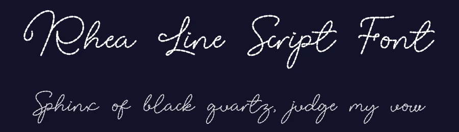 Rhea Line Script Font by JNJ studio — Script Handwritten Font — thumbnail 2