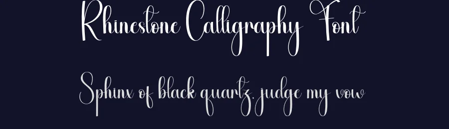 Rhinestone Calligraphy Font by andikastudio — Script Handwritten Font — thumbnail 2
