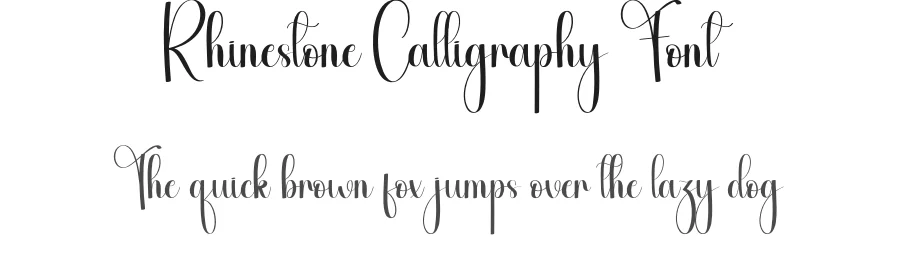 Rhinestone Calligraphy Font by andikastudio — Script Handwritten Font