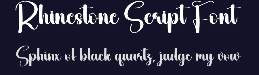 Rhinestone Script Font by andikastudio — Script Handwritten Font — thumbnail 2