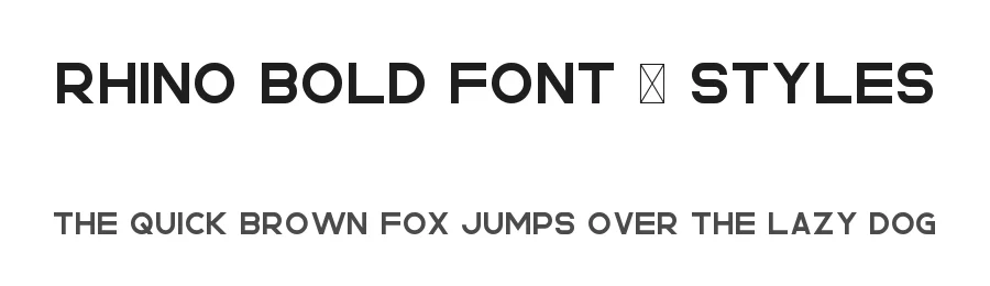 Rhino Bold Font + Styles by vp_creative_shop — Sans Serif Font