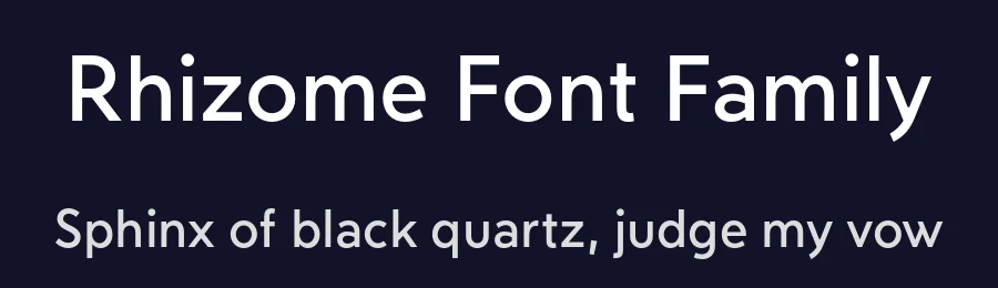 Rhizome Font Family by Road to Venice Type — Sans Serif Font — thumbnail 2