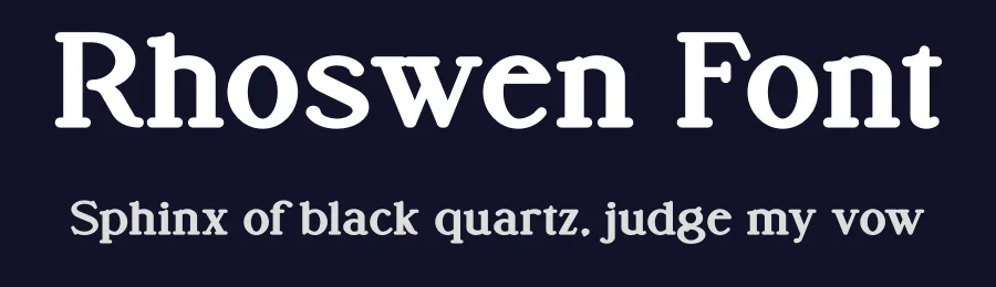 Rhoswen Font by vpcreativeshop — Serif Font — thumbnail 2