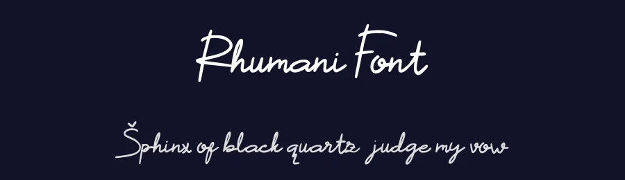 Rhumani Font by Javanicestudio — Script Handwritten Font — thumbnail 2