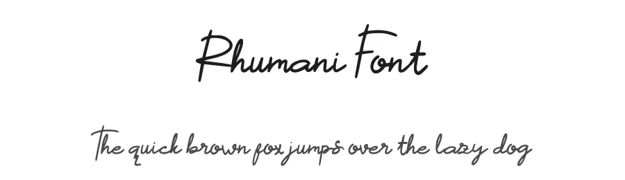 Rhumani Font by Javanicestudio — Script Handwritten Font