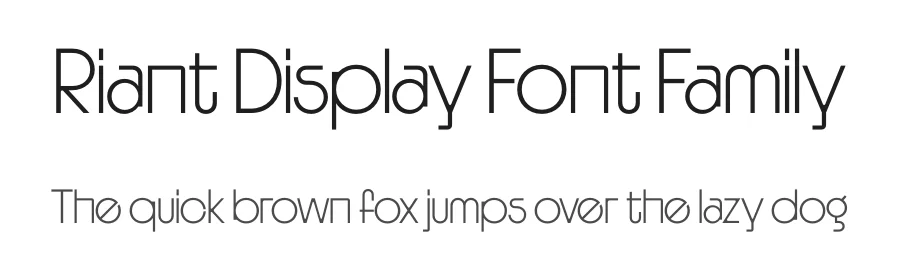 Riant Display Font Family by Sibylle Hagmann — Sans Serif Font