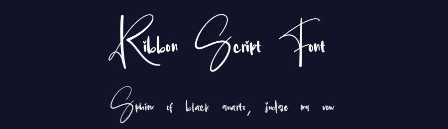 Ribbon Script Font by creativeletter — Script Handwritten Font — thumbnail 2