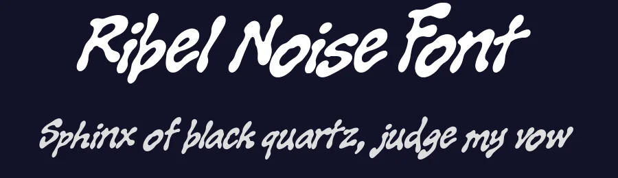 Ribel Noise Font by ResourceBoy — Script Handwritten Font — thumbnail 2