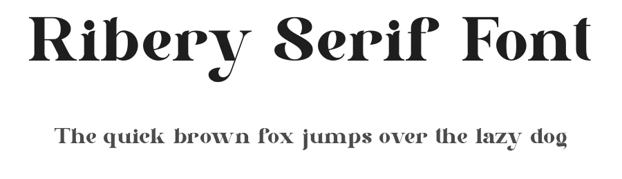 Ribery Serif Font by ErmediaStudio — Serif Font