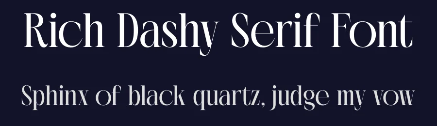 Rich Dashy Serif Font by timelesstype.co — Display Font — thumbnail 2