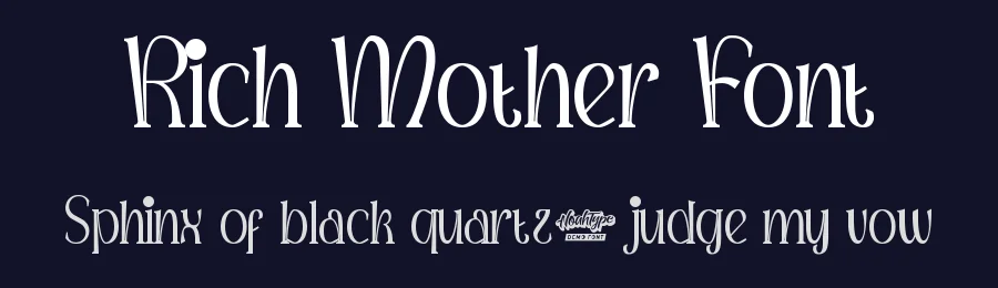 Rich Mother Font by noahtype — Display Font — thumbnail 2
