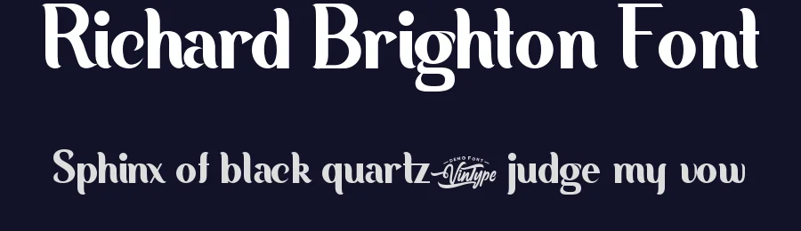 Richard Brighton Font by VinType — Sans Serif Font — thumbnail 2
