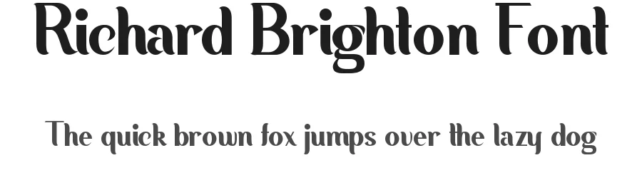 Richard Brighton Font by VinType — Sans Serif Font