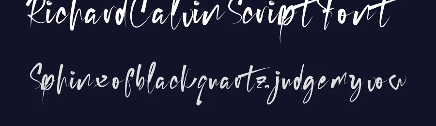 Richard Calvin Script Font by inermediaSTUDIO — Script Handwritten Font — thumbnail 2