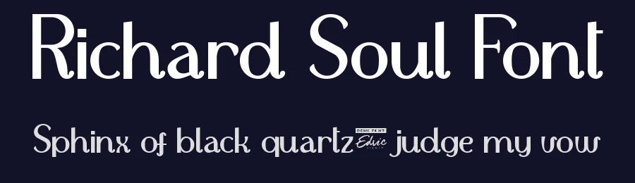 Richard Soul Font by edricstudio — Serif Font — thumbnail 2