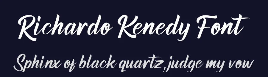 Richardo Kenedy Font by perspectype — Script Handwritten Font — thumbnail 2