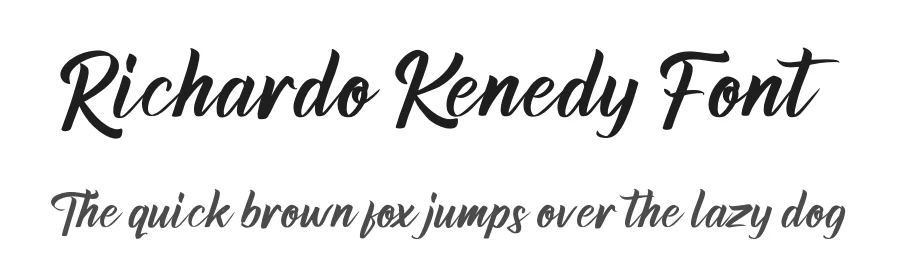 Richardo Kenedy Font by perspectype — Script Handwritten Font