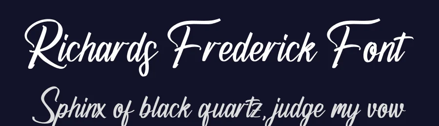 Richards Frederick Font by perspectype — Script Handwritten Font — thumbnail 2