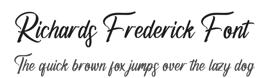 Richards Frederick Font by perspectype — Script Handwritten Font