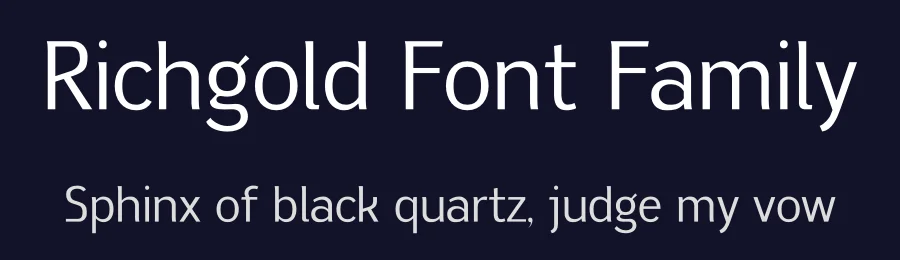 Richgold Font Family by Sronstudio — Sans Serif Font — thumbnail 2