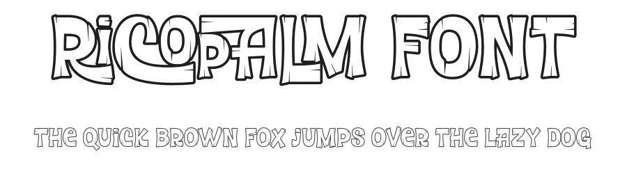 Ricopalm Font by Artisan Themes β Display Font