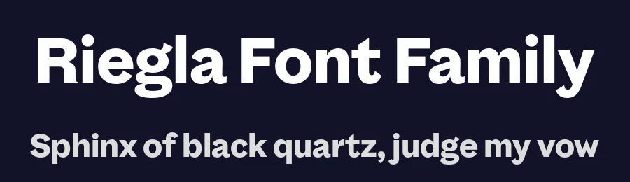 Riegla Font Family by Interval Type — Decorative Font — thumbnail 2