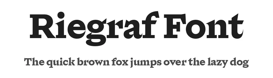 Riegraf Font by Interval Type — Serif Font