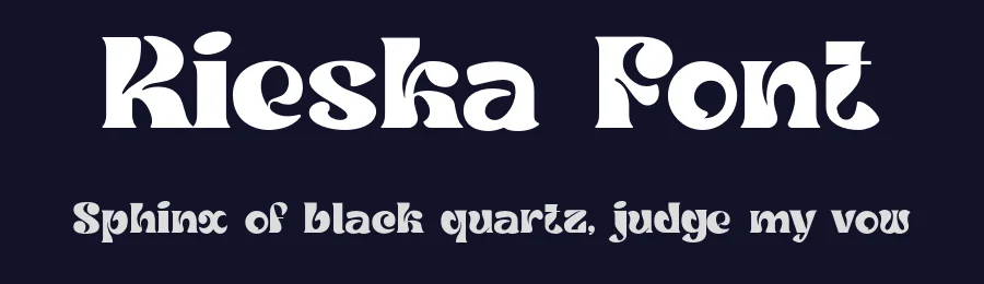 Rieska Font by Aksapix_Type — Display Font — thumbnail 2