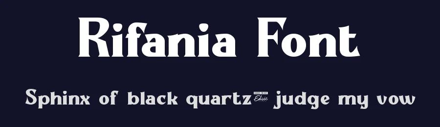 Rifania Font by edricstudio — Serif Font — thumbnail 2