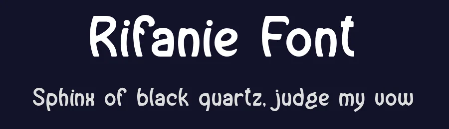 Rifanie Font by SlideShoot — Display Font — thumbnail 2