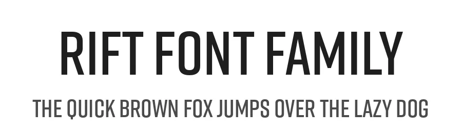 Rift Font Family by Fort Foundry — Sans Serif Font