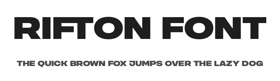 Rifton Font by Halbfett — Sans Serif Font