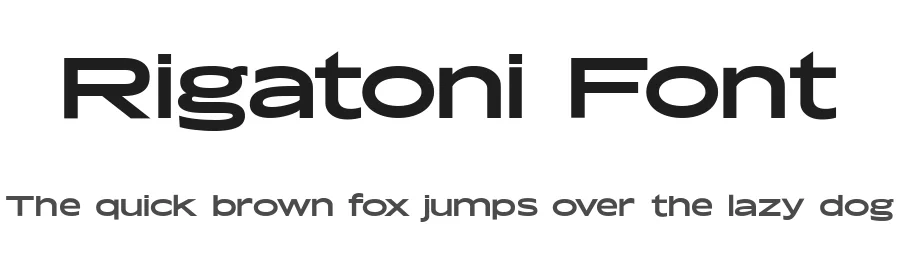 Rigatoni Font by Giulia Boggio β Sans Serif Font