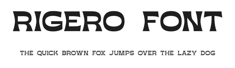 Rigero Font by Surplus Type Co — Display Font